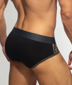 Addicted Leopard Panels Brief