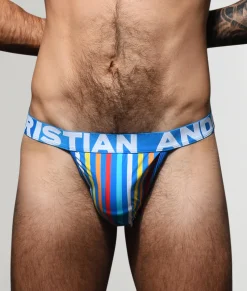Andrew Christian Almost Naked California Stripe Jockstrap