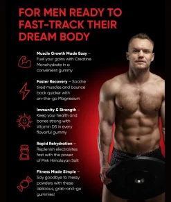 Friend of Dorothy Muscle Creatine Gummies - 60 Gummies