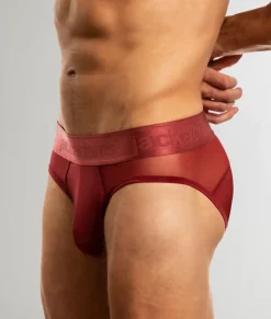 Jack Adams Monochrome Mesh Brief
