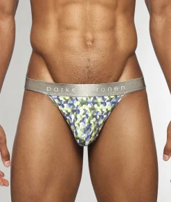 Parke & Ronen Honey Comb Printed Jockstrap