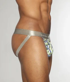 Parke & Ronen Honey Comb Printed Jockstrap