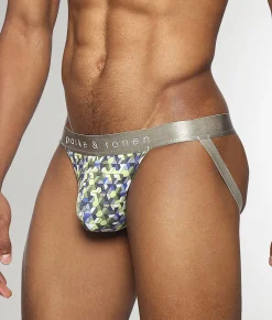 Parke & Ronen Honey Comb Printed Jockstrap