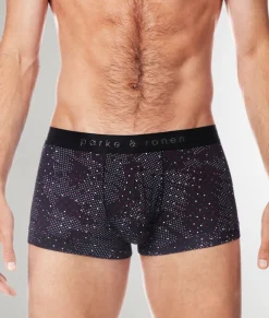 Parke & Ronen Printed Low Rise Trunk