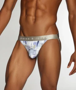 Parke & Ronen Printed Low-Rise Jockstrap