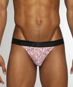 Parke & Ronen Printed Low-Rise Jockstrap