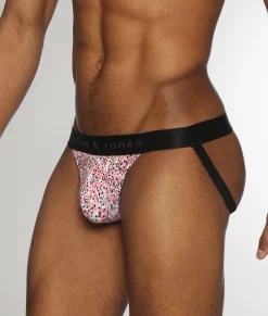 Parke & Ronen Printed Low-Rise Jockstrap