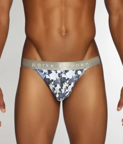 Parke & Ronen Printed Low-Rise Jockstrap
