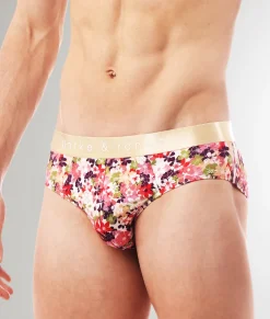 Parke & Ronen Printed Low-Rise Brief