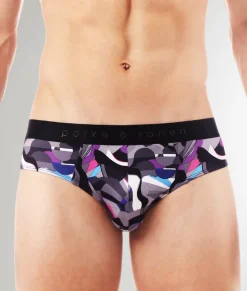 Parke & Ronen Printed Low-Rise Brief