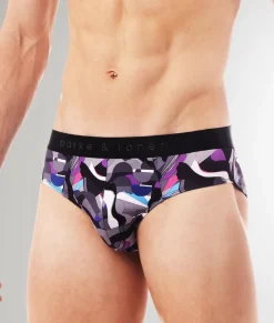 Parke & Ronen Printed Low-Rise Brief