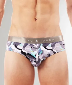 Parke & Ronen Printed Low-Rise Brief