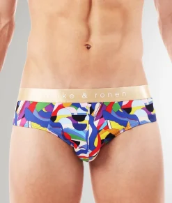Parke & Ronen Printed Low-Rise Brief
