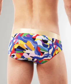 Parke & Ronen Printed Low-Rise Brief