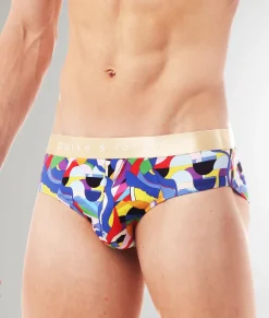 Parke & Ronen Printed Low-Rise Brief