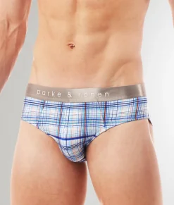 Parke & Ronen Printed Low-Rise Brief