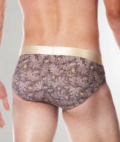 Parke & Ronen Printed Low-Rise Brief