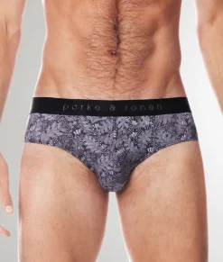 Parke & Ronen Printed Low-Rise Brief