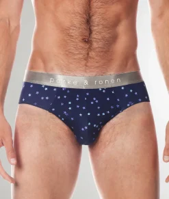 Parke & Ronen Printed Low-Rise Brief