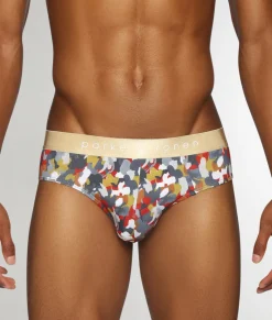 Parke & Ronen Printed Low-Rise Brief