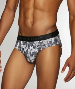 Parke & Ronen Printed Low-Rise Brief