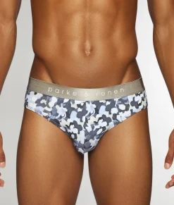 Parke & Ronen Printed Low-Rise Brief