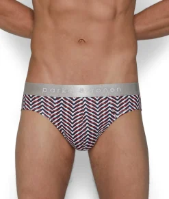 Parke & Ronen Printed Low-Rise Brief