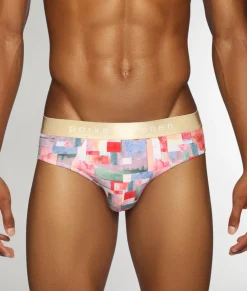 Parke & Ronen Printed Low-Rise Brief