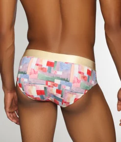 Parke & Ronen Printed Low-Rise Brief