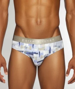 Parke & Ronen Printed Low-Rise Brief