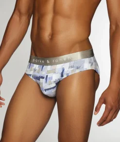 Parke & Ronen Printed Low-Rise Brief