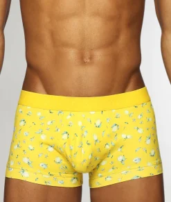 Parke & Ronen Printed Low-Rise Trunk