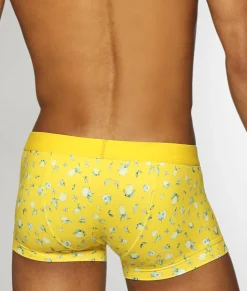 Parke & Ronen Printed Low-Rise Trunk