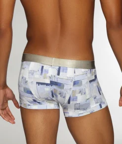 Parke & Ronen Printed Low-Rise Trunk