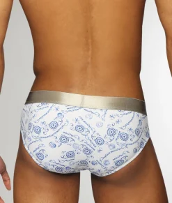 Parke & Ronen Printed Low-Rise Brief