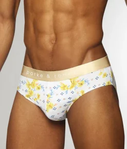 Parke & Ronen Printed Low-Rise Brief