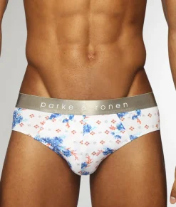 Parke & Ronen Printed Low-Rise Brief