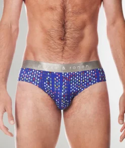 Parke & Ronen Printed Low-Rise Brief