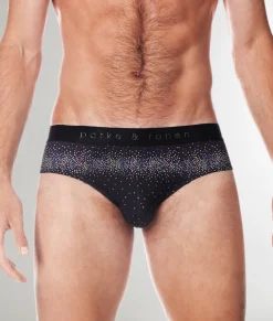 Parke & Ronen Printed Low-Rise Brief