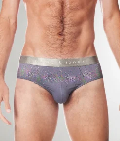 Parke & Ronen Printed Low-Rise Brief