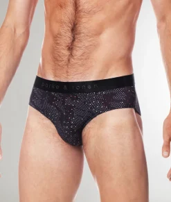 Parke & Ronen Printed Low-Rise Brief