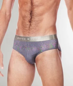 Parke & Ronen Printed Low-Rise Brief