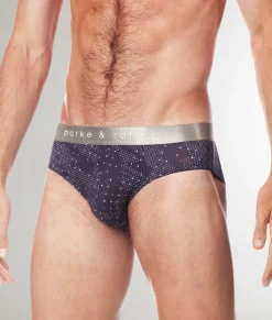 Parke & Ronen Printed Low-Rise Brief