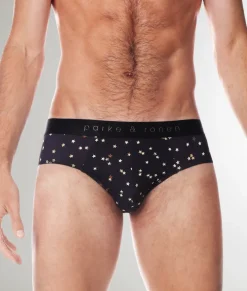 Parke & Ronen Printed Low-Rise Brief