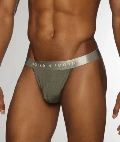 Parke & Ronen Quartz Jersey Thong