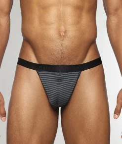 Parke & Ronen Vault Stripe Thong