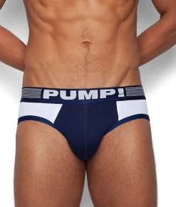PUMP! Navy Ribbed Brief