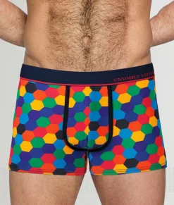 Unsimply Stitched Colored Honeycomb Trunk