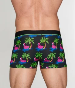 Unsimply Stitched Flamingo Palm Tree Trunk