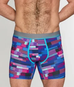 Unsimply Stitched Hatch Stripe Boxer Brief